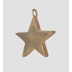 Pendant  Silver Star 30 x 30 mm   5 mm thick  6.8Gr 925  Silver
